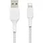 Кабель Belkin Boost Up Charge Braided USB-A to Lightning 2m White (CAA002BT2MWH) [158798] - миниатюра 3