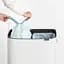 Бак для мусора Brabantia Bo Touch Bin Hi белый 2x30 л (130601) - миниатюра 5