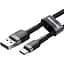 Кабель Baseus Cafule Suppport VOOC Cable USB to Type-C 5A 1m CATKLF-VA01 Black - мініатюра 2
