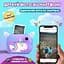 Фотоаппарат детский моментальной печати Happy Life UR190VBL Единорог для фото и видео FullHD, фиолетовый - миниатюра 5