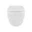 Унитаз подвесной Qtap Gemini безободковый с сиденьем Soft-close QT2533076EUQW, Белый - миниатюра 5
