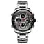 Наручний годинник чоловічий Naviforce Fly NF9197S Silver-Black-Gray, NF9197S S/B/GY (15215) - мініатюра 1