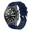 Силиконовый ремешок Watchbands Galaxy на смарт-часы Samsung Galaxy Watch 3 45mm - тёмно-синий (WB001GALAXYDARKBLUE3452) - миниатюра 3