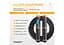 Розумна скакалка EasyFit SmartRope 3 м з утяжнювачами (бездротова) (EF-1908-BY) - мініатюра 2