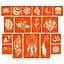 Набір хни з трафаретами для біо-тату №6 Fresh Tattoo henna-set-06 - мініатюра 5