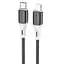 Дата кабель Borofone BX79 Type-C to Lightning (1m) Чорний - мініатюра 1