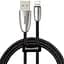Кабель Baseus Torch Series Cable USB to Lightning 1m CALHJ-A01 Black - мініатюра 1