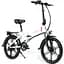 Електровелосипед Samebike 20LVXD30-II White [123388] - мініатюра 2