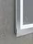Дзеркало Mixxus Warm MR02-100x70 (годинник, LED-підсвічування, антизапотівання) (MI6002) - мініатюра 5