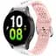 Браслет Flower для Amazfit GTSGTS 2eGTS 2GTS 2 miniGTS 3GTS 4GTS 4 mini - бело-розовый ширина крепления 20мм силикон Watchbands (W38-4WB24882470) - миниатюра 1