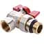 Кран кульовий кутовий з американкою Water Valve Q003 NV-V124 1/2″ ЗB - мініатюра 3