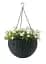 Горщик для рослин Keter Rattan hanging sphere з ланцюжком сірий (7290106924499) - мініатюра 7