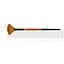 Пензель синтетика віялова FLAME 1368FN №6 коротка ручка Rosa - мініатюра 1