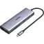 Концентратор Ugreen USB3.1 Type-C to HDMI60Hz/VGA/USB 3.0х3/RJ45/SD/TF/PD 100W 9-in-1 CM498 (15600) - мініатюра 1