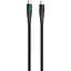 Кабель Havit HV-CB6254 PD60W 3A с LED индикатором USB-C to USB-C 1 м черный (HV-CB6254 black) - миниатюра 2