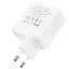 МЗП Hoco C115A Header PD65W+QC3.0 (1USB-A/2C) White - мініатюра 4