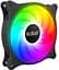 Вентилятор PcCooler Halo Dynamic Color Fan FX-120-3 Black (FX-120-3) - мініатюра 1