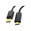 Кабель мультимедийный DisplayPort M to HDMI M 1.5m 4K black Vention (HAGBG) - миниатюра 2