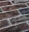Самоклеюча декоративна 3D панель 3D Loft цегла коричневий клінкер 700x700x5мм (414) - мініатюра 2