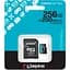 Карта памяти Kingston 256GB microSDXC сlass 10 UHS-I U3 V30 A2 Canvas Go Plus G4 (SDCG4/256GB) - миниатюра 3