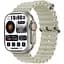 Розумний сенсорний смарт-годинник HK 8 pro Max Ultra Українське меню White (16078-hbr) - мініатюра 1
