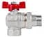 Кран кульовий Icma FAR. ROSSA 3/4" кутовий №361 (87361AE11) - мініатюра 2