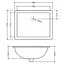 Умивальник Jaquar Continental 48x37 CNS-WHT-701, Білий - мініатюра 2