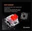 Клавіатура ігрова механічна GamePro MK-160 Red Swich Hot-Swap RGB White-Black - мініатюра 5