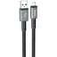 Кабель Hoco Micro USB Strength зарядный кабель для передачи данных X85 1 м 2.4A - миниатюра 1