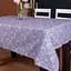 Скатерть MirSon №217 Blue patterns 130x130 см рогожка - миниатюра 1