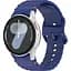 Силіконовий ремінець BeCover Ribbed Tape для Samsung Galaxy Watch (20 mm) 3 41 mm/4 40mm-44mm/5 40-44mm/6 40-44mm/7 40-44mm Deep Blue (712040) - мініатюра 1