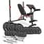 Набор Hop-Sport Strong 138кг со скамейкой HS-1095 - миниатюра 1