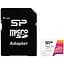 Карта памяти Silicon Power microSDXC, 256Gb, Elite Colorful, Class10 UHS-I U1 A1 V10, адаптер SD, до 100/10 МБ/с - миниатюра 1
