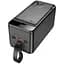 Портативна батарея Hoco J123D 90000mAh Element power bank with digital display чорна 6942007612104 - мініатюра 2