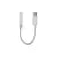 Перехідник Lapara USB Type-C Male - Audio AUX mini jack 3,5 mm Female (LA-Type-C-Audio-3.5mm white) - мініатюра 3