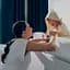 Рушник з капюшоном Lionelo Muslin Hooded Towel Beige Cappuccino 80х80 см - мініатюра 6