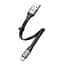 Кабель Baseus Simple HW Quick Charge Cable USB to Type-C 40W 0,23m CATMBJ-BG1 Black-Grey - мініатюра 3