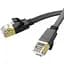 Патч-корд Hoco US07 General Cat 6 U/UTP Pure Copper Flat Network Cable 5m Black (780706) [149274] - миниатюра 2