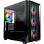 Корпус Montech X5M, Black, Mid Tower, без БЖ, для Micro ATX / Mini ITX, 1xType-C / 1xUSB 3.0 / 1xUSB 2.0, макс. CPU - 165 мм / GPU - 405 мм, 4x120 мм ARGB, бічна панель із загартованого скла - миниатюра 4