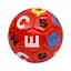 М'яч футбольний Alphabet Bambi MS 4833(Red) розмір №2, 90 г, у пакеті - мініатюра 1