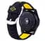 Силиконовый ремешок Primo Dart для часов Samsung Gear S3 Classic SM-R770/Frontier RM-760 Black Yellow - миниатюра 2
