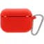 Чехол для наушников Blueo AirPods Pro Silicone Case+Carbine [Red] [49714] - миниатюра 1