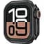 Чохол-накладка DK для Apple Watch 46mm (Series 10) Пластик Ultra Soft-Touch Glass Full Cover (black) - мініатюра 2