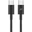 Дата кабель USB-C to USB-C 1.0m 20W CC-03B Black Grand-X (CC-03B) - мініатюра 1