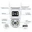 IP PTZ-відеокамера з WiFi 3Mp+3Mp Light Vision VLC-9130WI/2C (Tuya) f=3.6mm+3.6mm, ІЧ+LED-підсвічування, з мікрофоном (75-00301) - мініатюра 10