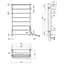 Полотенцесушитель электрический Kroner KRP Stern ER900x500-8 (CV036333) - миниатюра 6