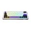 Клавіатура Hator Hellyberry HK60 Mechanical Linear RGB Wireless/Bluetooth/USB UA White/Violet (HK60_wireless) - мініатюра 2