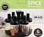 Набор для специй на подставке Spice rotating bottles JM-620 6 баночек Черный - миниатюра 6