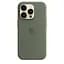 Силіконовий чохол CasePro Silicone Case з MagSafe Olive для iPhone 14 Pro - мініатюра 2