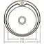 Кухонна мийка Zerix Z510-08-180D decor ZX1587, Decor - мініатюра 2